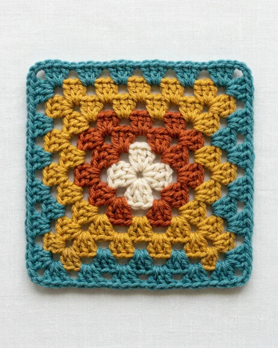 How to Crochet a Granny Square That Lies Flat Every Time