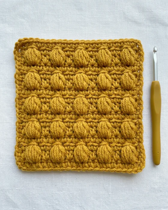 Puff Stitch Crochet That Stays Plump Instead of Collapsing